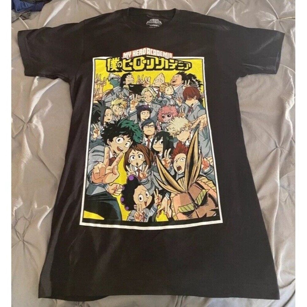 My Hero Academia Graphic Black T Shirt Men’s  Size Small